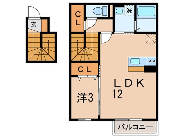 カ－サフェリ－チェの物件間取画像